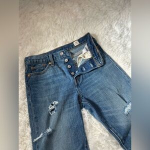Levi’s Wedgie white oak cone denim